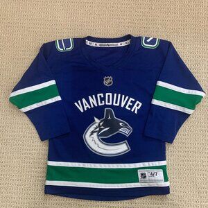 Vancouver Canucks Youth Jersey Size 4/7 Pre-owned